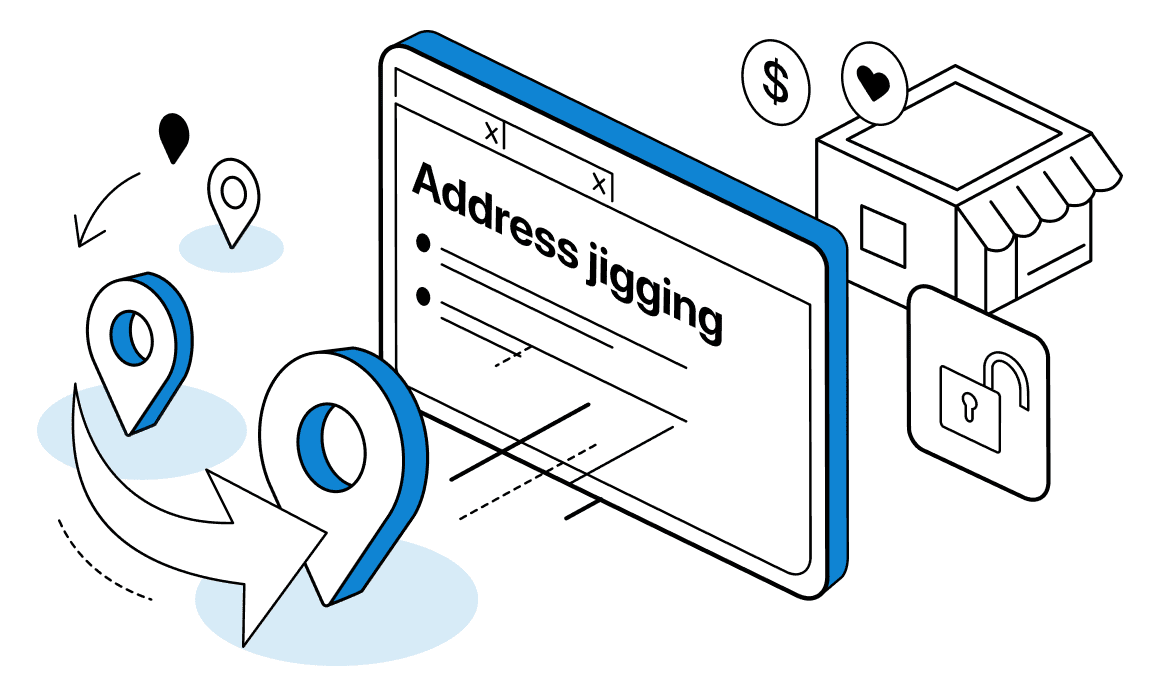 How to jig your address?